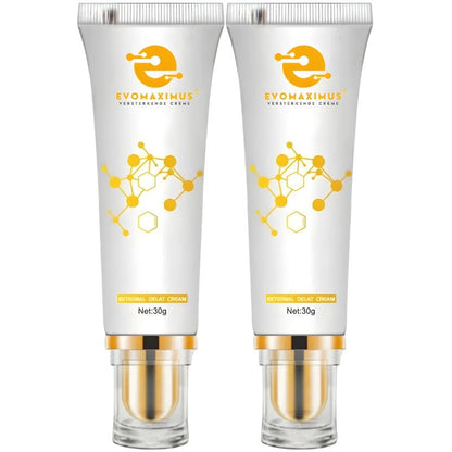 Luna Milis 2 x EvoMaximus™ (1+1 GRATIS) EvoMaximus™ Mannelijke versterkende crème | Groter Formaat, Ongeëvenaard Uithoudingsvermogen, & Tevredenheid in 7 Dagen!