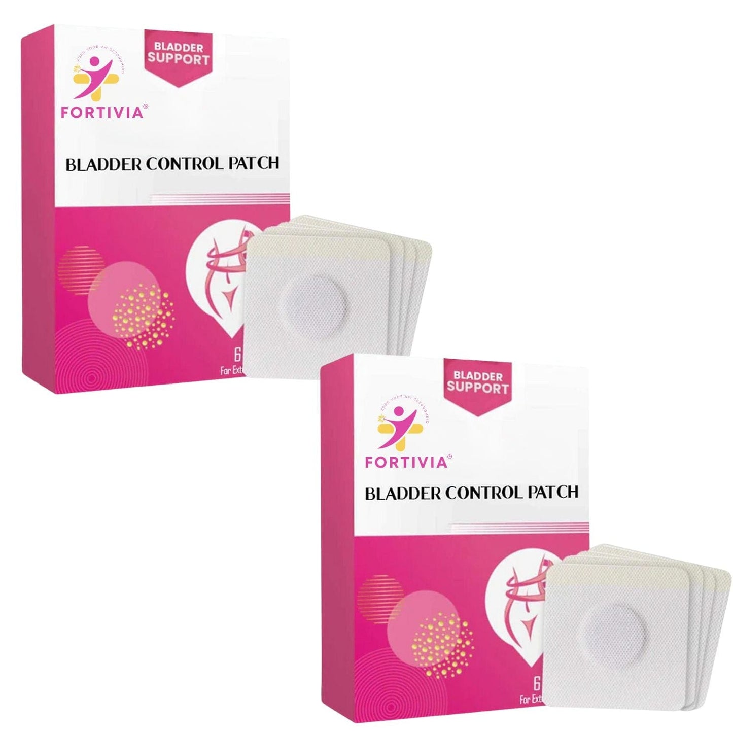 Luna Milis 2 x Fortivia™ (1+1 GRATIS) Fortivia™ Blaascontrolepleister | Totale vrijheid, geen zorgen meer over gênante lekkages en urgentie in slechts 7 dagen!