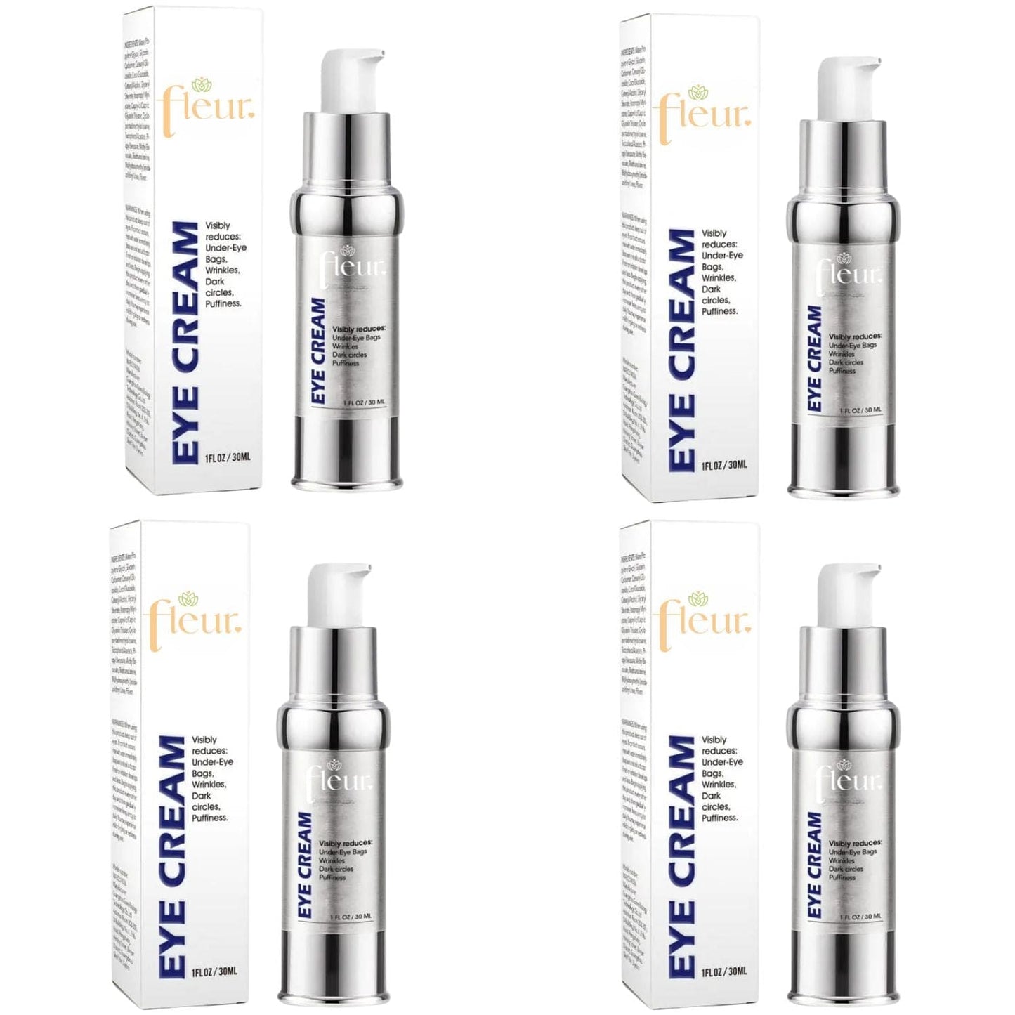 Luna Milis 4 x Fleur™ (2 + 2 GRATIS) Fleur™ Anti-Rimpelcrème | Verwijder rimpels en fijne lijntjes in 3 minuten of krijg uw geld terug!