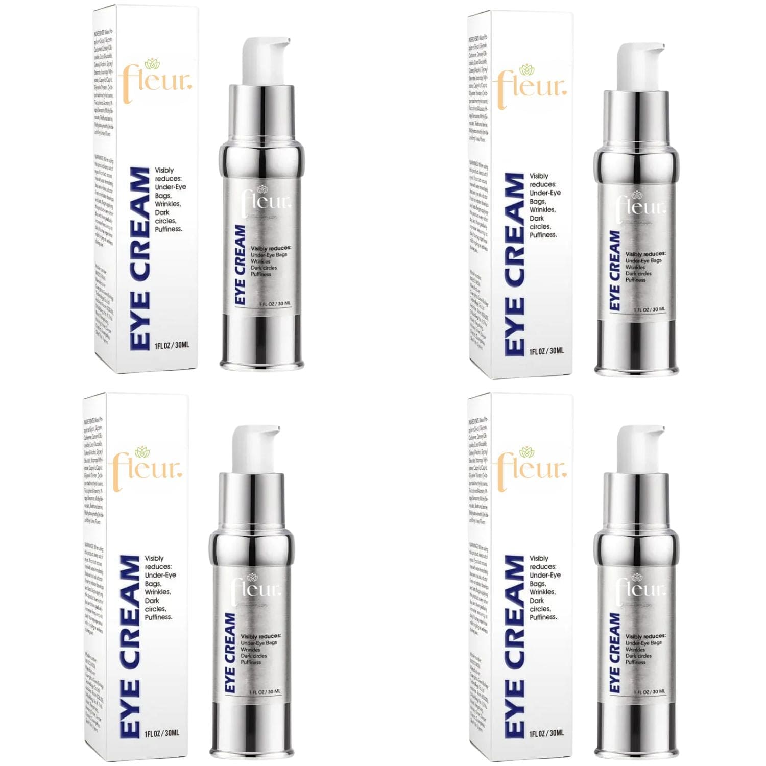 Luna Milis 4 x Fleur™ (2 + 2 GRATIS) Fleur™ Anti-Rimpelcrème | Verwijder rimpels en fijne lijntjes in 3 minuten of krijg uw geld terug!