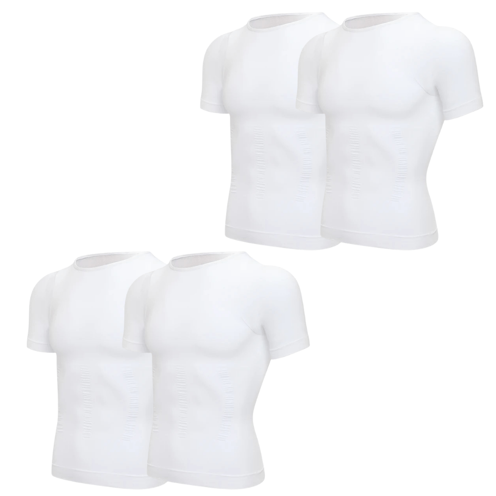 Luna Milis 4x / S(30) / Wit FlexForm™ Body Shaper voor Mannen