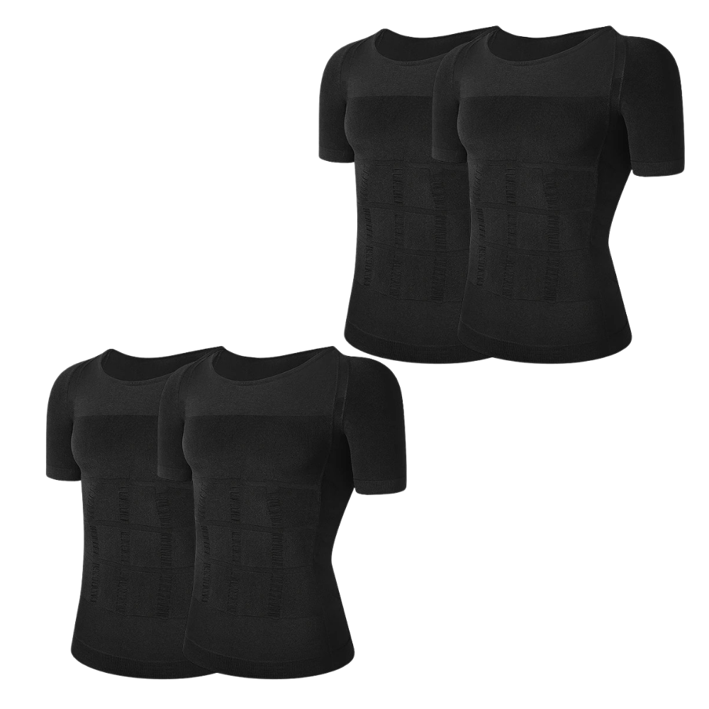 Luna Milis 4x / S(30) / Zwart FlexForm™ Body Shaper voor Mannen