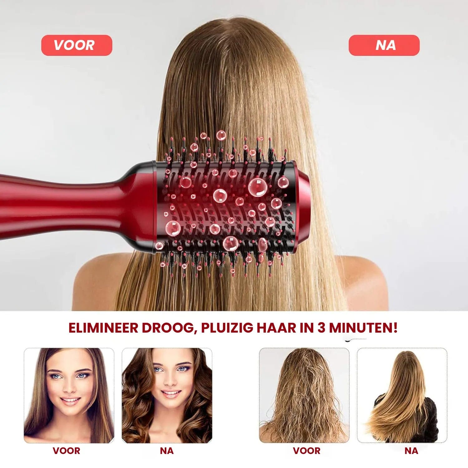 Luna Milis ACQUISITIONK™ 3-in-1 Haarstyler | Creëer een stralende, gezonde look in minder dan 3 minuten!