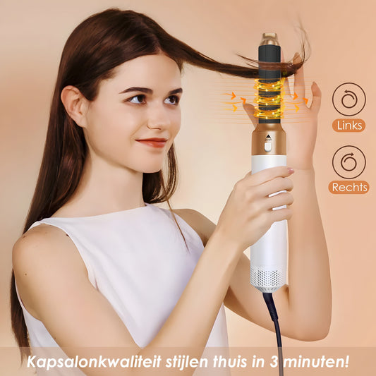 Luna Milis Magic Twist™ 5in1 Haarstyler | Bereik kapsalonkwaliteit thuis in 3 minuten, zonder haarbeschadiging!