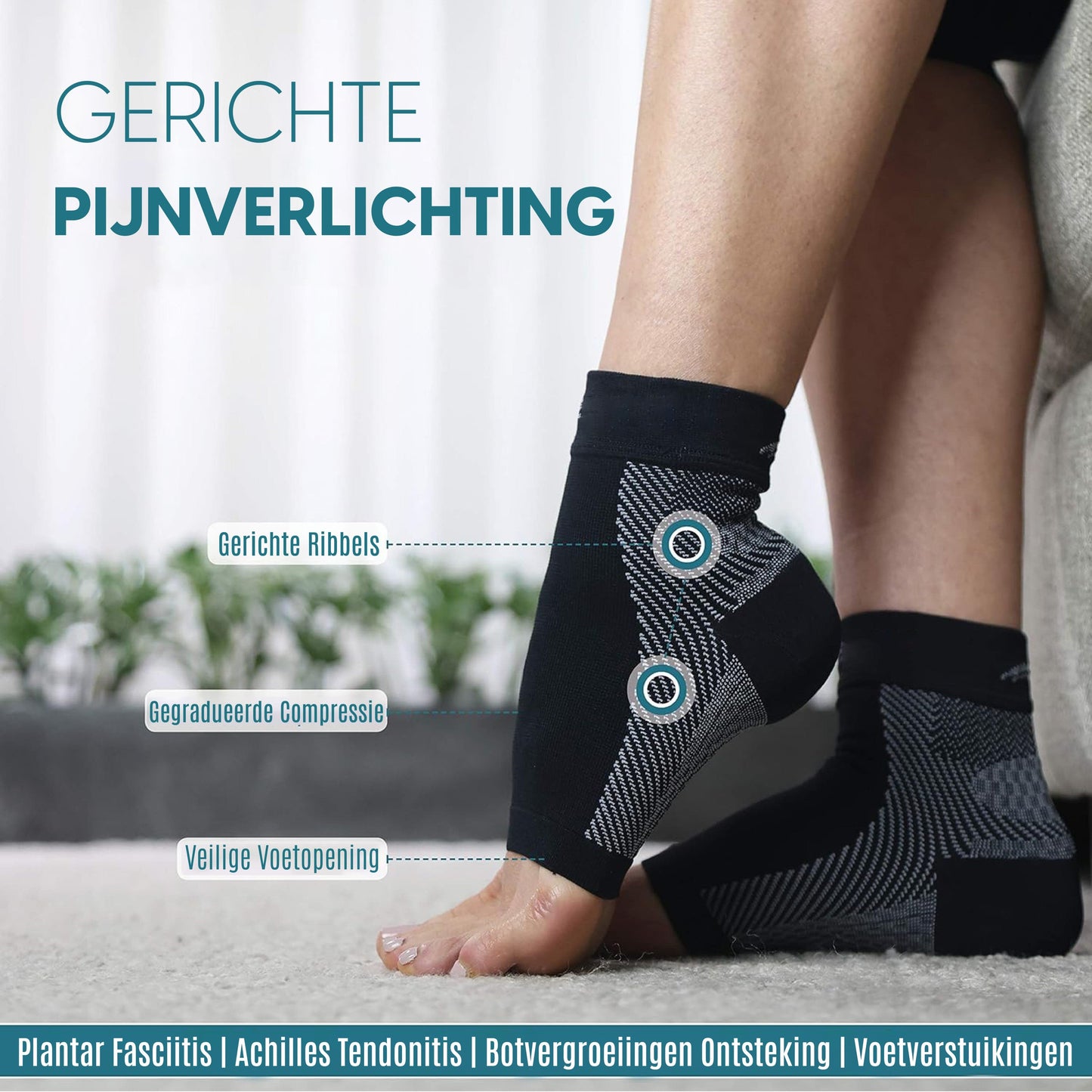 Luna Milis Voet Guard™ Compressiekousen | Elimineert voetpijn in 7 dagen!