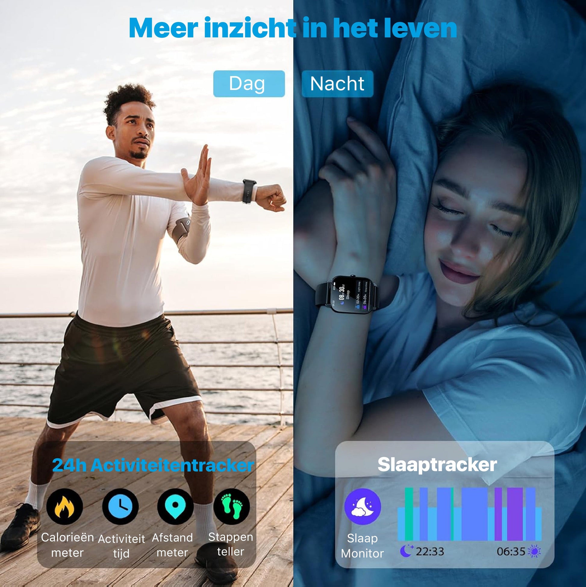 Luna Milis XWATCH® Digitale Slimme Horloge | Versterk je Gezondheid en Verbinding met Stijl!